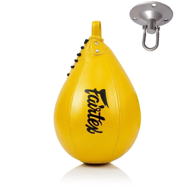 Пневмогруша боксерська з кріпленням Fairtex SB1 діаметр 12 см, жовта - Фото 1 Пневмогруша боксерська з кріпленням Fairtex SB1 діаметр 12 см, жовта - изображение 1
