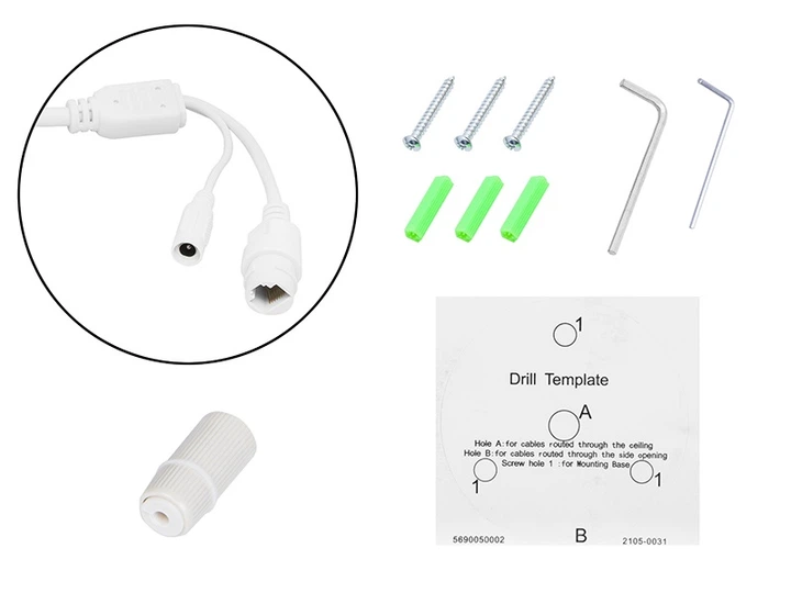 Zestaw monitoringu PoE Blow 78-671 1TB BL-KI5T4/PoE/1TB 4 x 5MP (5900804144465) - obraz 4