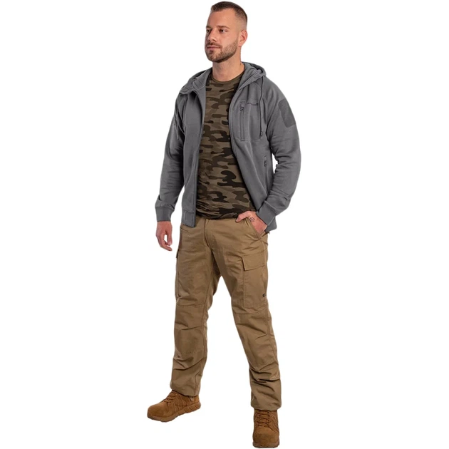 Флисовая кофта Pentagon Leonidas 2.0 Tactical Sweater XL Wolf Grey - Фото 8 Флисовая кофта Pentagon Leonidas 2.0 Tactical Sweater XL Wolf Grey - изображение 8