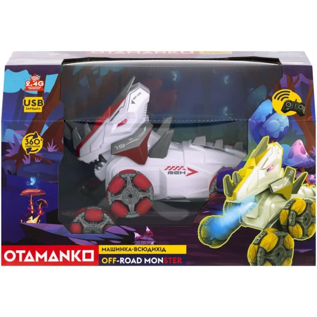 Машинка OTAMANKO Трюковий всюдихід OFF-ROAD MONSTER Синій - зображення 8