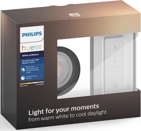 Інтелектуальний точковий світильник LED Philips Hue White Ambiance Milliskin GU10 Basic Set 5042131P7 (8718696161111) - зображення 7