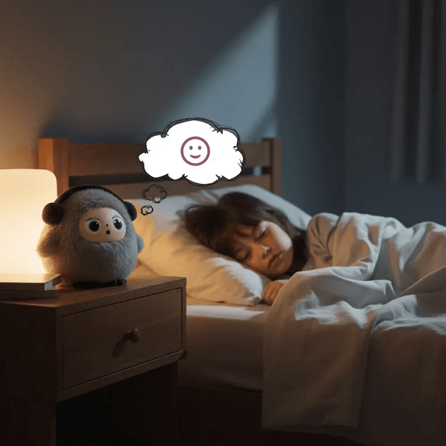 Игрушка ИИ плюшевая Ledodo AI, интерактивная, мягкая, LED глаза, общение на украинском - Bobo - изображение 5
