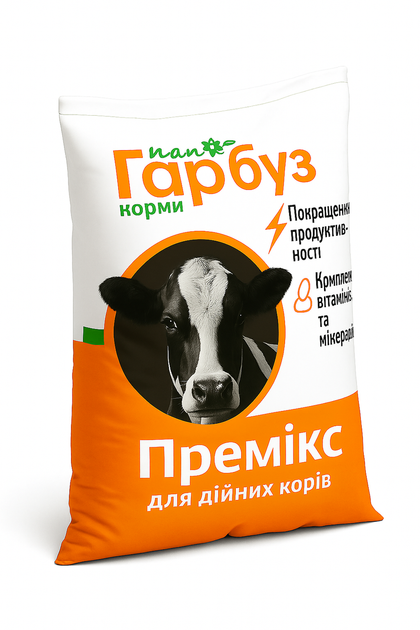 БВМД Пан Гарбуз 10% для дійних корів 25 кг - Фото 3 БВМД Пан Гарбуз 10% для дійних корів 25 кг - зображення 3