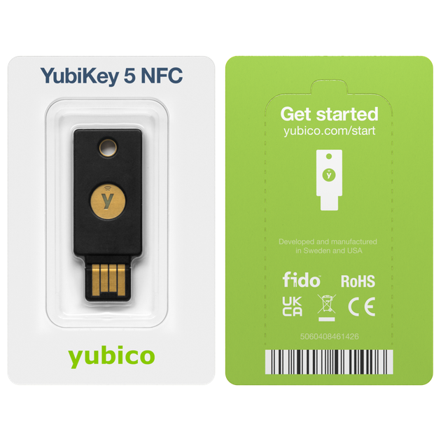 Апаратний ключ Yubico Yubikey 5 NFC USB Type-A (683066) - изображение 8