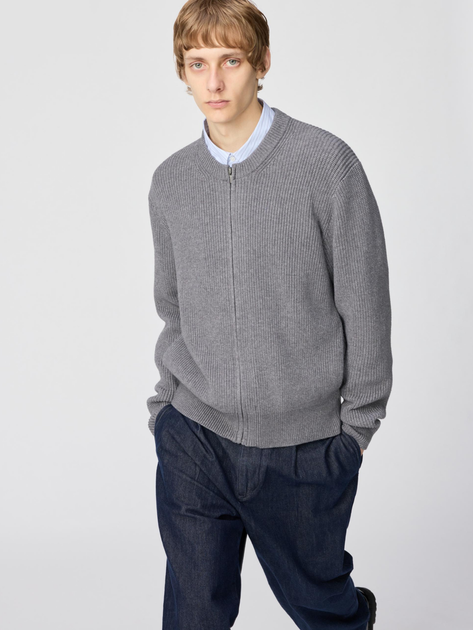 Кардиган Uniqlo розмір S сірий (04) (479731) - зображення 2