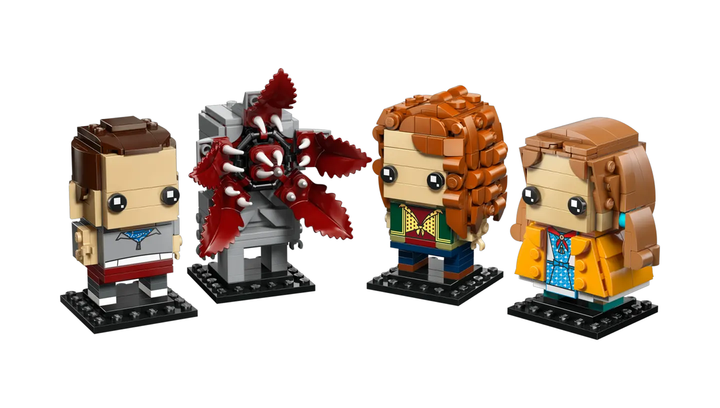 Конструктор Lego Stranger Things: Eleven, Max, Demogorgon and Holly Figures BrickHeadz 40879 - изображение 3