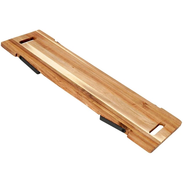 Taca do serwowania AM/63 drewniana na nóżkach 67.5 x 19.5 x 7.5 cm (8720573221450) - obraz 4