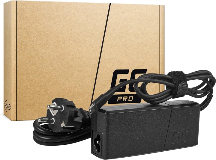 Zasilacz do laptopa Green Cell Universal 90 W USB-C Black (5904326375338) - obraz 6