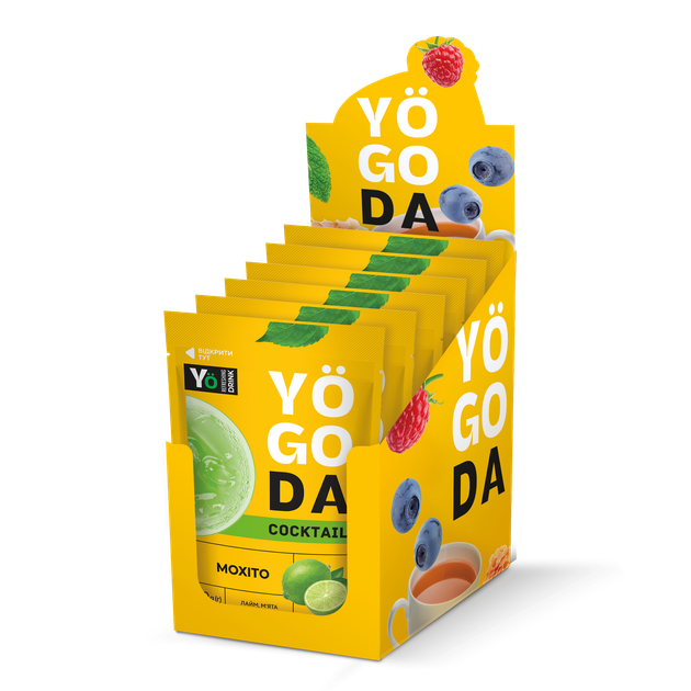 Напій «Мохіто» YOGODA Коктейль 6шт х 50г ШоуБокс 002895 - зображення 4