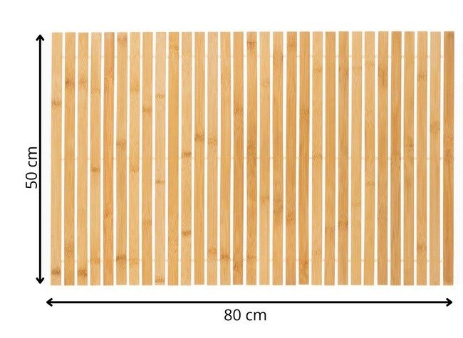 Mata łazienkowa Springos HA7531 antypoślizgowa 80 x 50 cm bambusowy (5908455306102) - obraz 6