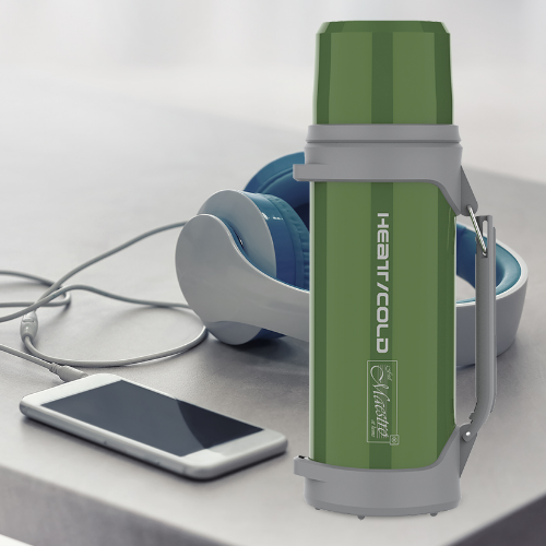 Термос 1000 мл Maestro MR-1631-100-GREEN - зображення 2