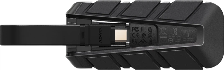 Dysk SSD Adata SC740 500GB USB Type-C 3.2 Gen2 Type-C Black (SC740-500G-CBU) - obraz 5