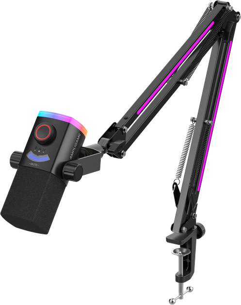 Mikrofon dynamiczny Fifine USB/XLR Black AM8PROT (4820216978872) - obraz 3