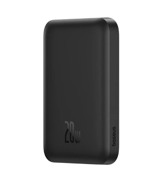 Powerbank павербанк УМБ Baseus Magnetic Mini Air Wireless Fast Charge Power Bank 6000mAh 20W Black (P10059002113-00) - зображення 3