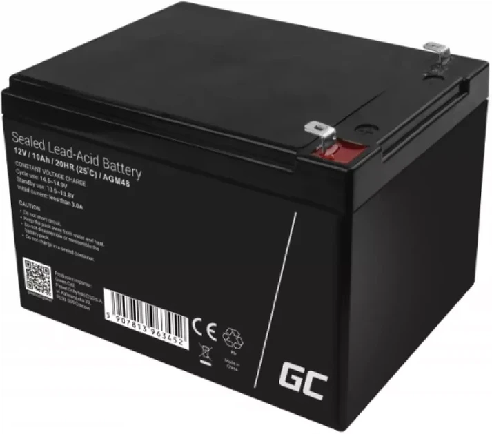Akumulator Green Cell AGM 12V 10Ah (5907813963452) - obraz 2