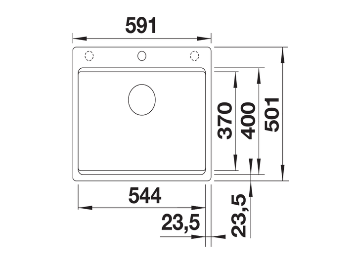 Кухонна мийка Blanco - 527685 ETAGON 6-F - зображення 2