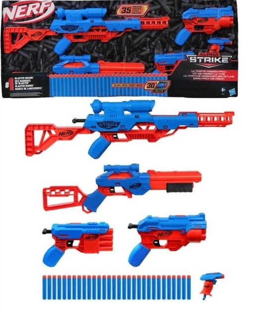 Zestaw blasterów Hasbro Nerf Alpha Strike Ultimate Mission (E8339) (5010993832415) - obraz 5