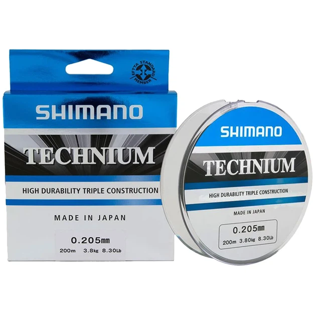Волосінь Shimano Technium 200m 0.205 mm 3.8 kg - Фото 1 Волосінь Shimano Technium 200m 0.205 mm 3.8 kg - зображення 1