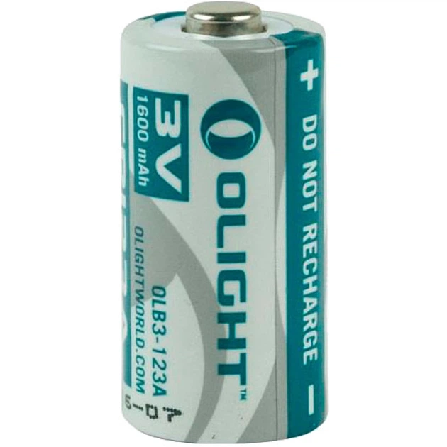 Батарея Olight CR123A 3.0V,1600mAh - изображение 2
