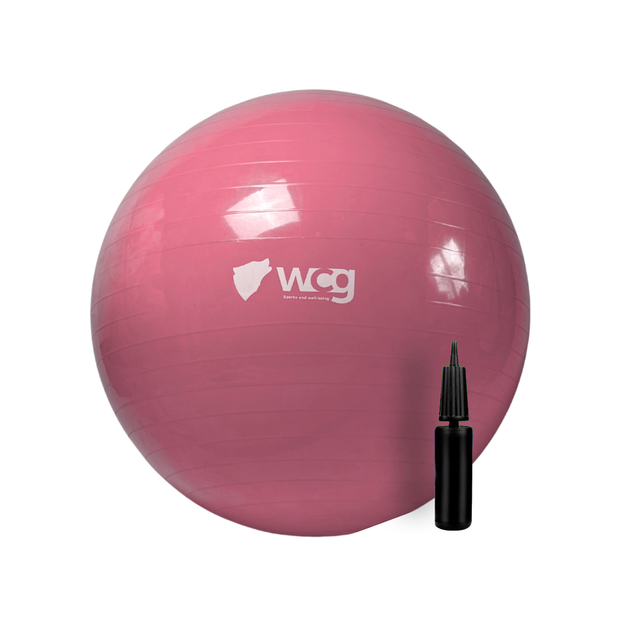 Мяч для фитнеса (фитбол) WCG 65 Anti-Burst 300кг Персиковый + насос - Фото 1 Мяч для фитнеса (фитбол) WCG 65 Anti-Burst 300кг Персиковый + насос - изображение 1