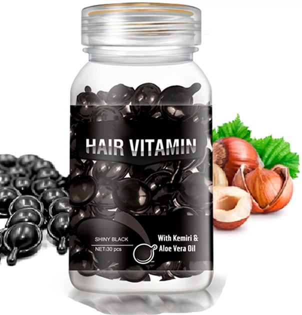 Капсулы для волос Sevich Vitamin With Kemiri & Aloe Vera Oil Потрясающий блеск 30 капсул (6971774284023) - изображение 3