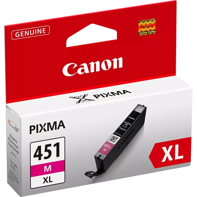 Картридж Canon CLI-451M XL (Magenta) Pixma MG5440/MG6340 - изображение 2