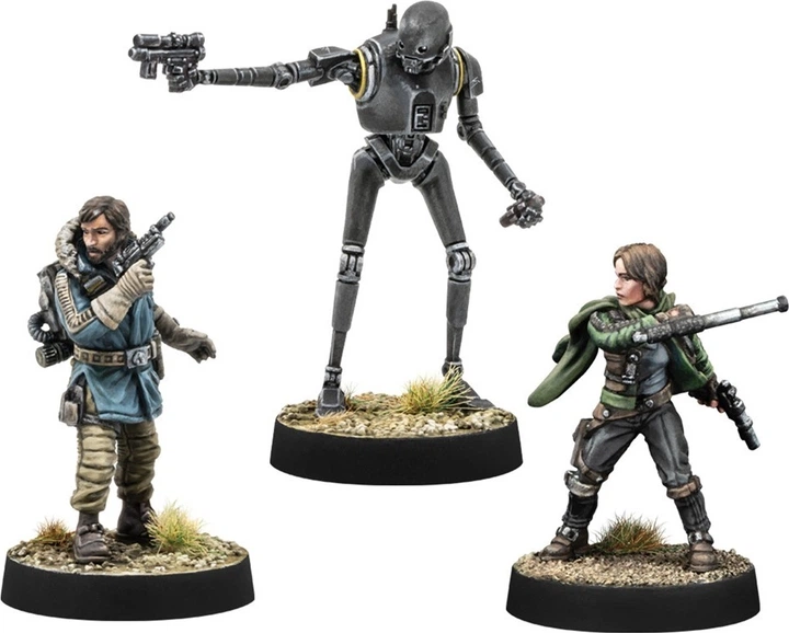 Dodatek do gry planszowej Atomic Mass Games Star Wars Legion 2.0: Cassian Andor, Jyn Erso & K-2SO (edycja międzynarodowa) (841333135003) - obraz 2