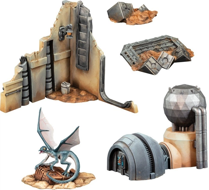 Dodatek do gry planszowej Atomic Mass Games Star Wars Legion 2.0: Galaktyczny zestaw startowy terenu pola bitwy (edycja międzynarodowa) (841333134419) - obraz 2