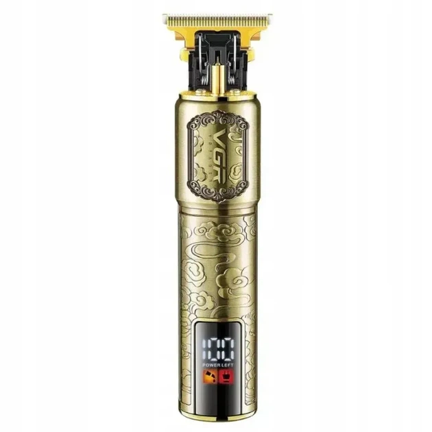 Триммер VGR V-073 аккумуляторный для бороды и волос с USB зарядкой и четырьмя насадками для профессиональной стрижки дома с металлическим корпусом автономной работой до 120 минут и лезвиями из нержавеющей стали для точной окантовки и подравнивания - изображение 3