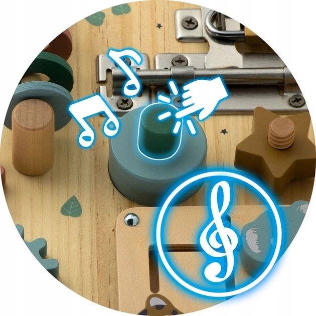 Tablica sensoryczna Nukido NK-859 budynek drewniany 785900 (5903890622244) - obraz 5