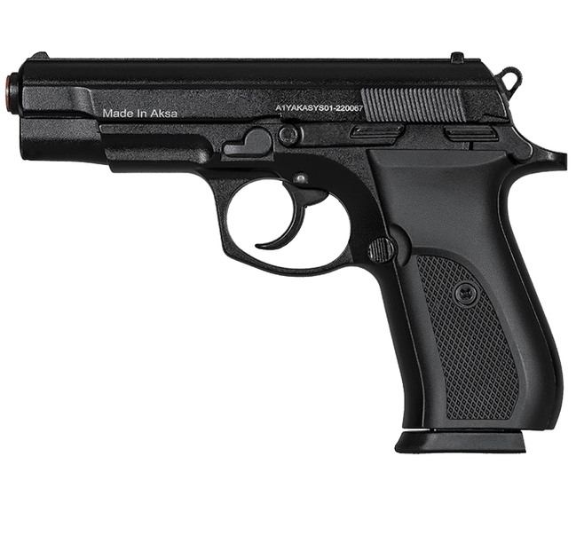 Шумовий сигнальний пістолет Aksa Arms AK20 CC-01 калібр 9 мм PAK (Beretta 92) Black - зображення 3