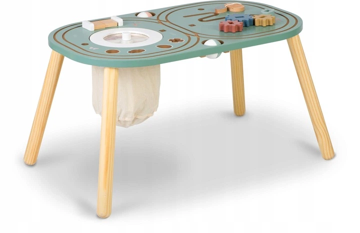 Drewniany stolik edukacyjny Nukido NK-865 Sensoryczny 786500 (5903890622305) - obraz 3