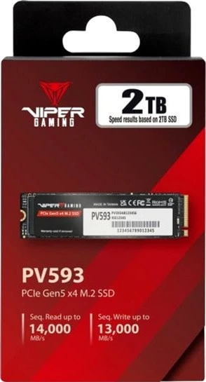 SSD диск Patriot Viper VP539 2TB M.2 NVMe 2.0 PCIE Gen5 x4 (PV593P2TBM28H) - зображення 2