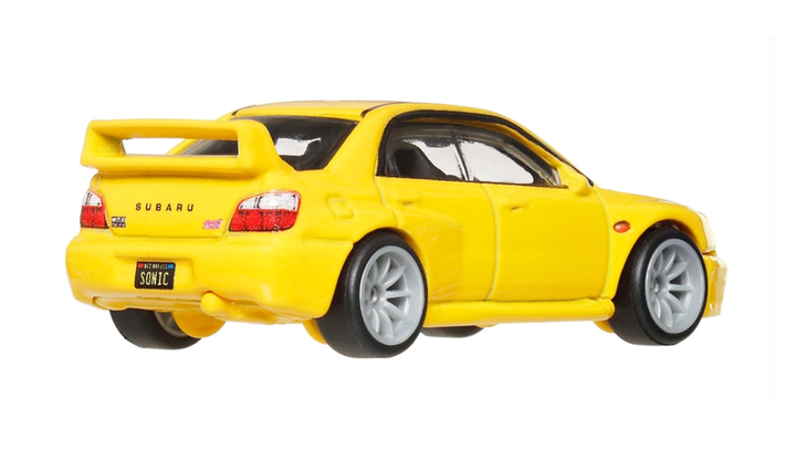 Машинка Premium Hot Wheels Subaru Impreza WRX Thrill Climbers 1:64 JKF21 Yellow - зображення 3