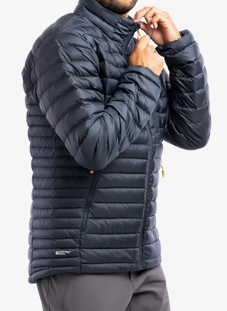 Куртка мужская зимняя. Rab Microlight Jacket, Beluga, XL (RB QDB-16-BE-XL) - изображение 5