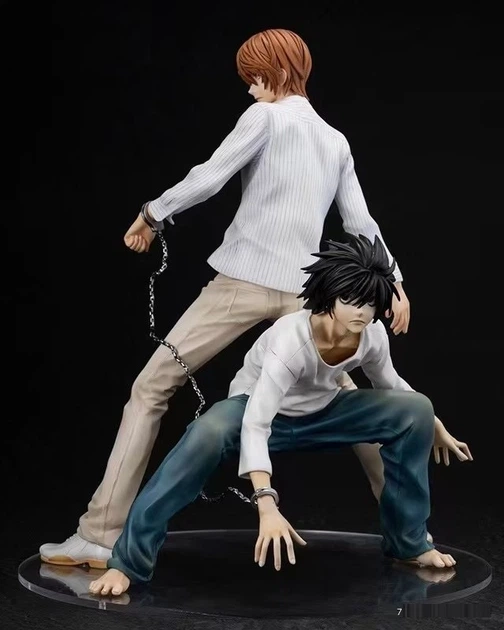 Аниме фигурка Тетрадь Смерти, Death Note - Лайт Ягами (Кира) и L | Интеллектуальное противостояние, 22 см - изображение 4