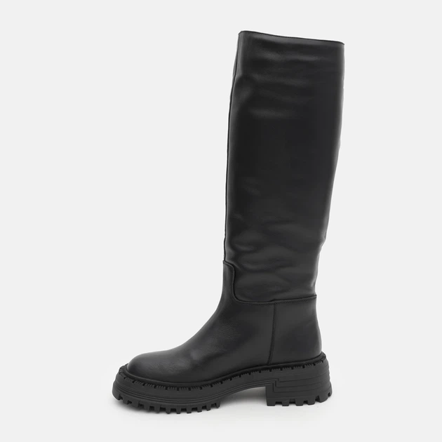 Женские зимние сапоги кожаные Bistfor 44505/221evro 36 23.5 см Черные (ROZ6501024526) - изображение 4