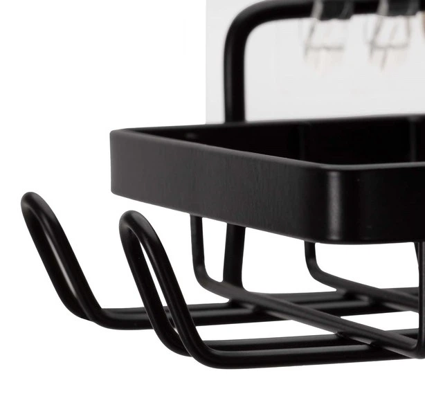 Набір полиць для душу SPRINGOS HA7543 5 шт Чорні (5908455306461) - зображення 5