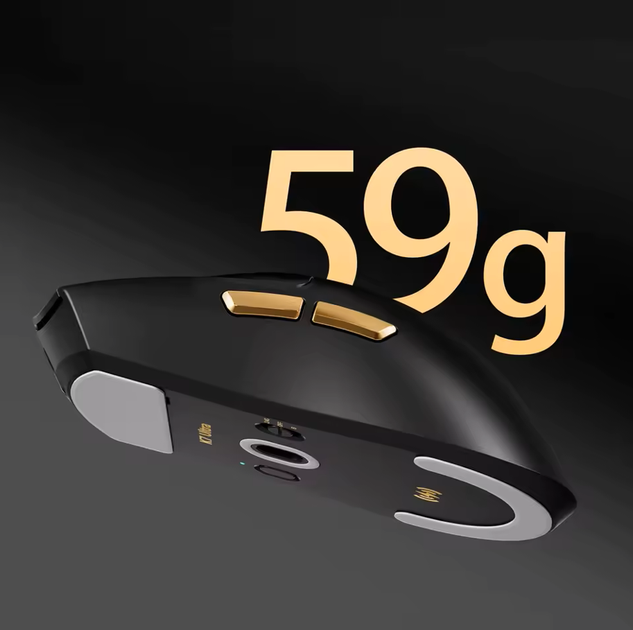 Ігрова Миша Mchose K7 Ultra Iron Red (2.4G/Bluetooth/Type-C, 8000Hz, PAW3950, 42000 DPI) - зображення 5