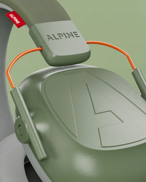 Alpine Muffy Kids Green - детские противошумные наушники 25 дБ (SNR), защита слуха для детей 5-16 лет, зеленые - изображение 4