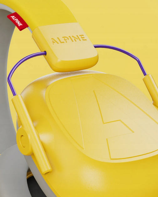 Alpine Muffy Kids Yellow - детские противошумные наушники 25 дБ (SNR), защита слуха для детей 5-16 лет, желтые - Фото 4 Alpine Muffy Kids Yellow - детские противошумные наушники 25 дБ (SNR), защита слуха для детей 5-16 лет, желтые - изображение 4