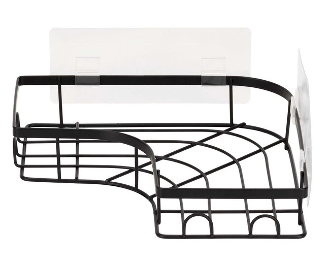 Набір полиць для душу SPRINGOS HA7545 2 шт Чорні (5908455306485) - зображення 7