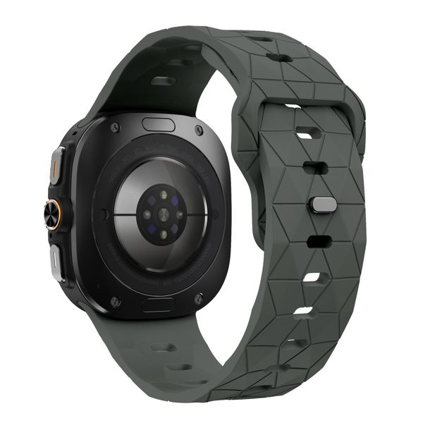 Ремінець TrailFlex для Samsung Galaxy Watch Ultra 2025 – сірий (силікон) BB - Фото 2 Ремінець TrailFlex для Samsung Galaxy Watch Ultra 2025 – сірий (силікон) BB - зображення 2