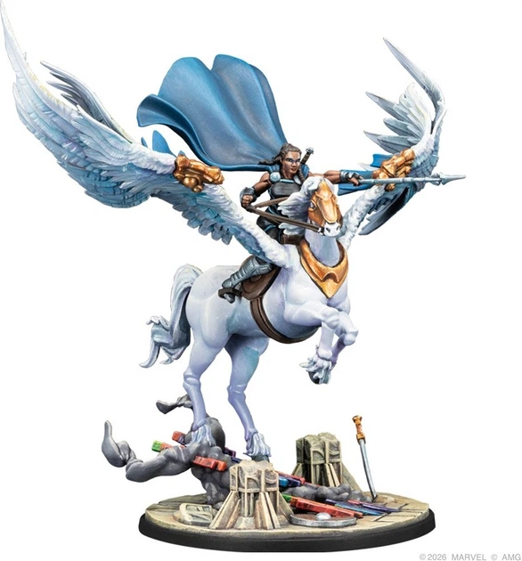 Dodatek do gry planszowej Atomic Mass Games Marvel: Crisis Protocol Pakiet postaci Walkiria i Elendil oraz Trzech Wojowników (edycja międzynarodowa) (841333112943) - obraz 2