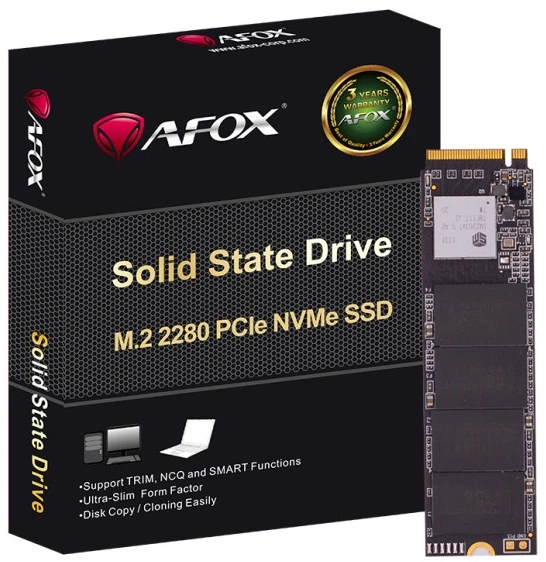 SSD диск AFOX ME300 128GB M.2 2280 NVMe PCIe 3.0 x4 3D NAND TLC (ME300-128GN) - зображення 3