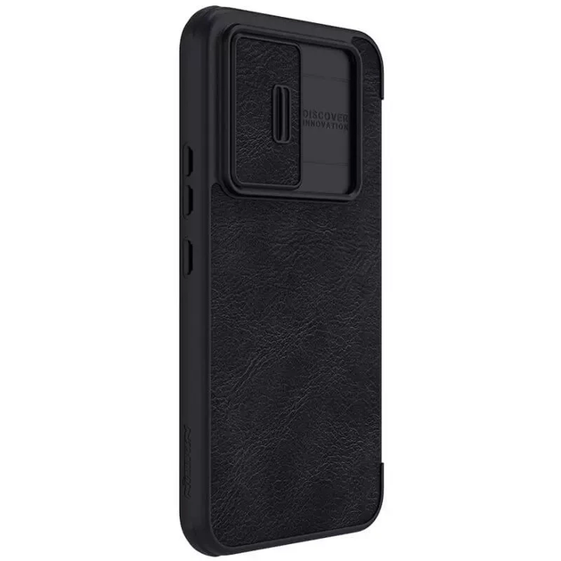 Шкіряний чохол книжка Nillkin Qin Pro Leather Case для Samsung Galaxy A56 5G A566 Black - зображення 3