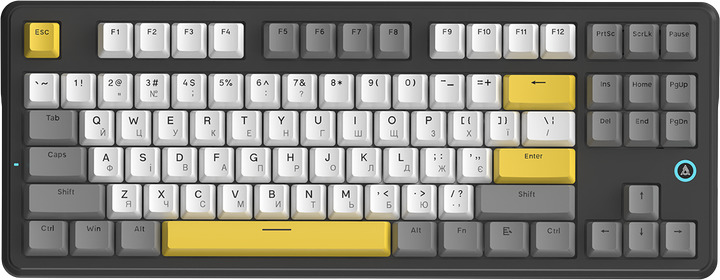 ▽しのあ▽ Клавиатура проводная Ajazz AK870 V2 Flying Fish Switch USB Black