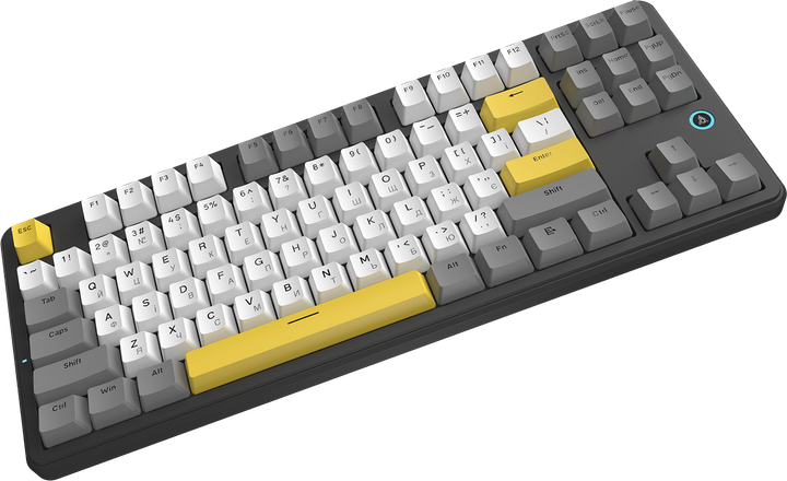 Клавиатура проводная Ajazz AK870 V2 Flying Fish Switch USB Black