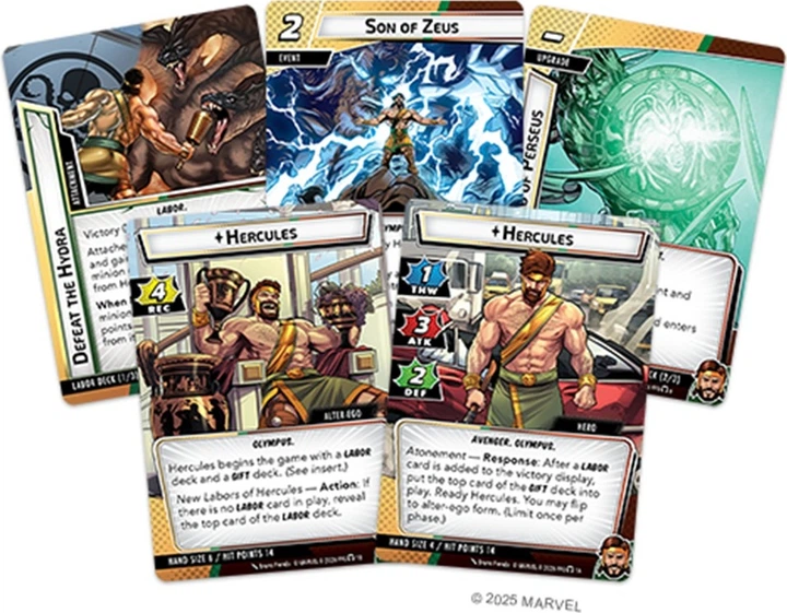 Dodatek do gry planszowej Fantasy Flight Games Marvel Champions: Pakiet bohatera - Hercules (edycja angielska) (841333131388) - obraz 2