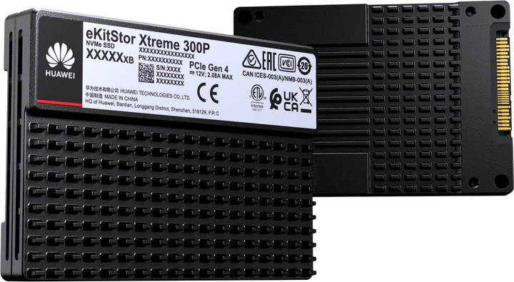 SSD диск Huawei 15.36TB 15.36" eKitStor Xtreme 300P PCIe 4.0 Dual Port SSD NVMe Disk Unit (HSSD-E0215TP4L1N) - зображення 7